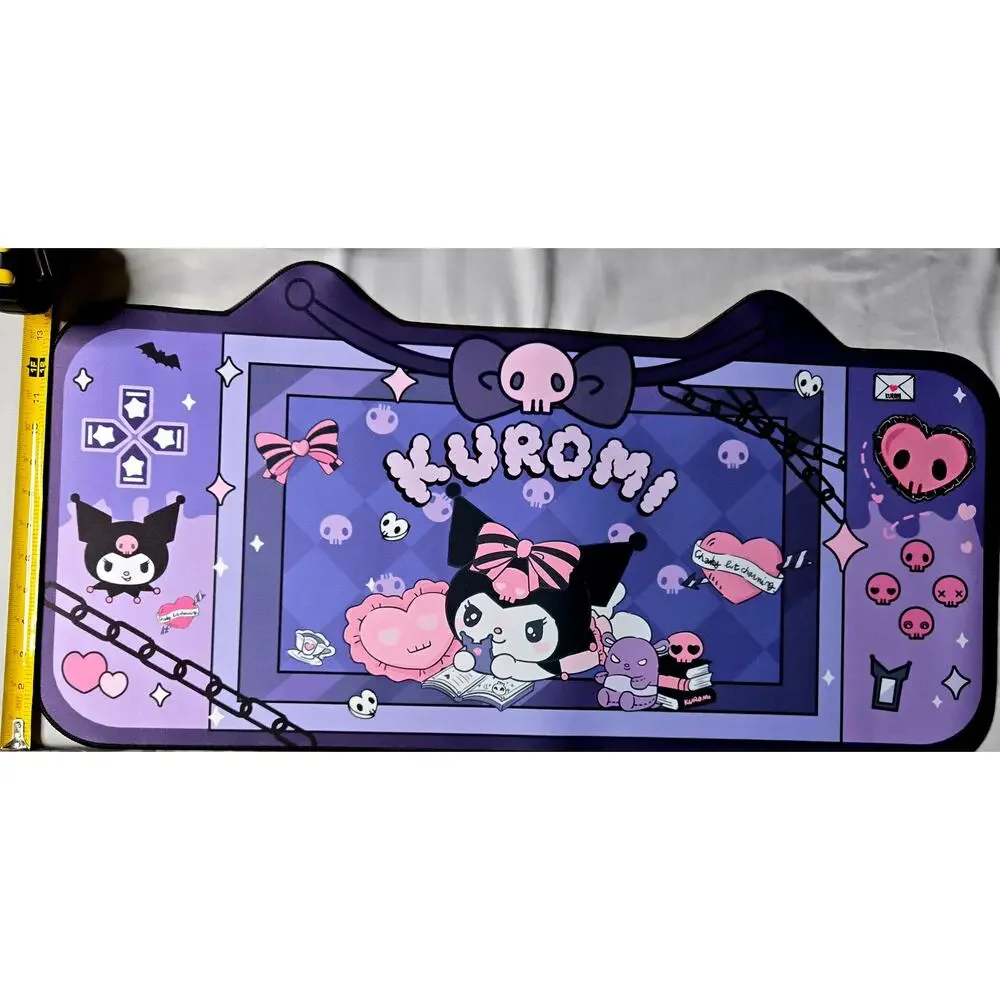 Kuromi XXL Gaming Mouse Pad Large Desk Mat 31” Anime Sanrio Cute Pink Purple New